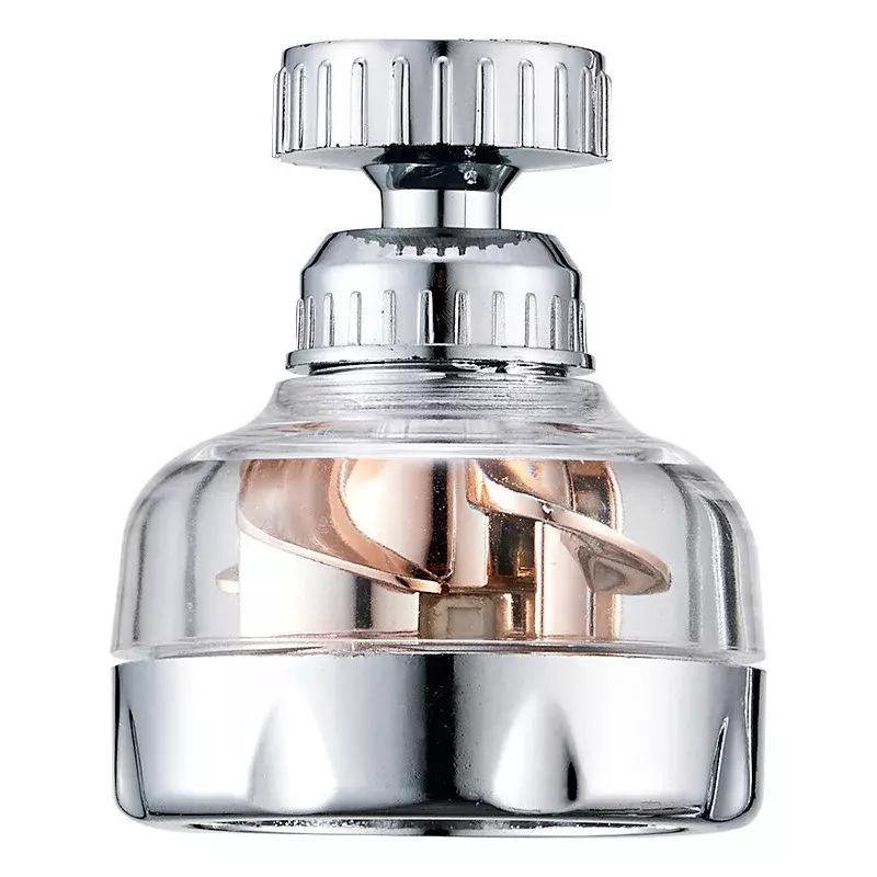 Adapter dyszy do kranu kuchennego Wygięty kran oszczędzający wodę Aerator Obrotowy dyfuzor 360° Głowica obrotowa Bateria wannowa Bubbler prysznicowy