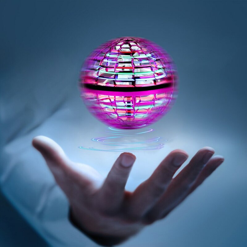 Indukcyjna obrotowa piłka latająca z lampką LED Boomerang Ball interaktywna gra w halę i na zewnątrz