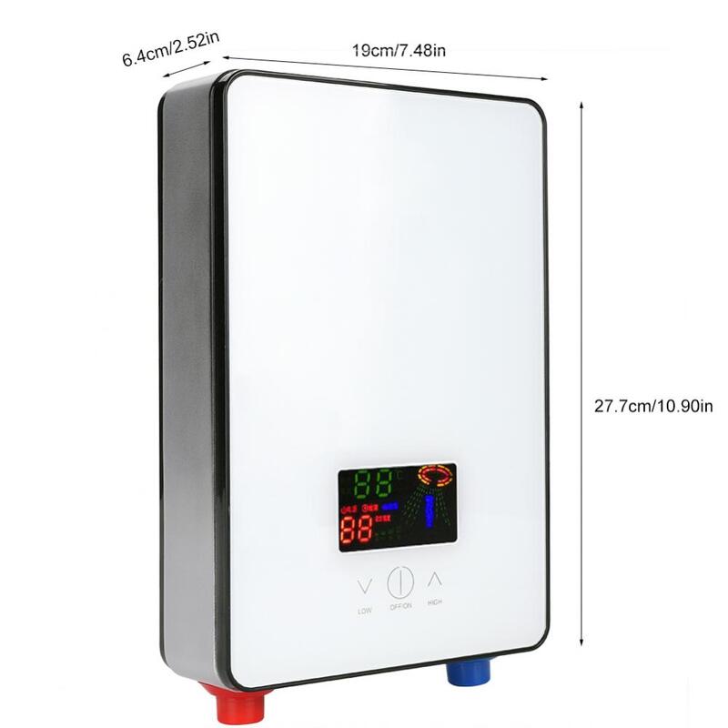 Нагреватель горячей воды, Электрический безрезервуарный, 6500 Вт, 220 В