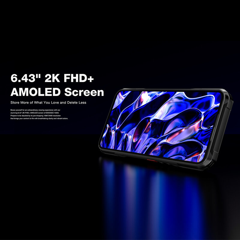 [World Premiere]DOOGEE V20S 5G Rugged Phone Dimensity 6020 Octa Core 6.43” AMOLED Dual Display 12GB+256GB 50MP AI Camera