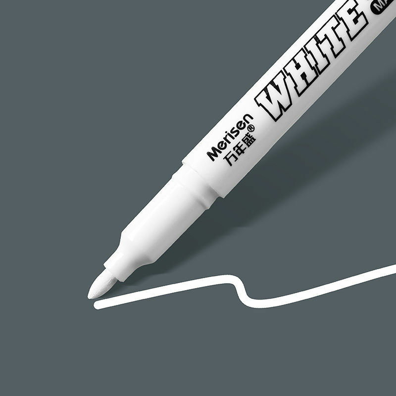 2/3/5 Pcs الأبيض أقلام خطاط (ماركر) 2.0 مللي متر الزيتية للماء الأبيض هلام القلم DIY الكتابة على الجدران رسم علامات القرطاسية اللوازم المدرسية Wrting