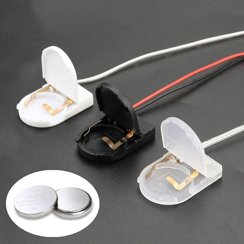 Hot Sell 1/2/5PCS CR2032 Button Coin Cell Battery Socket Holder Case Cover With ON-OFF Switch 3V Battery Storage Box