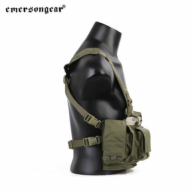 Emersongear-chaleco táctico de combate MOLLE para UW Gen IV, aparejo de pecho ligero, portador de placa, equipo protector al aire libre para Airsoft, caza
