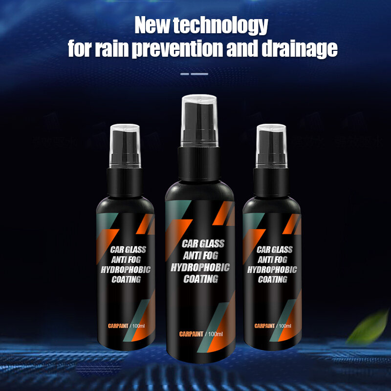 Waterafstotende Spray Anti Regen Coating Voor Auto Glas Hydrofobe Anti-Regen Auto Vloeistof Voorruit Spiegel Masker Auto Polish Kit