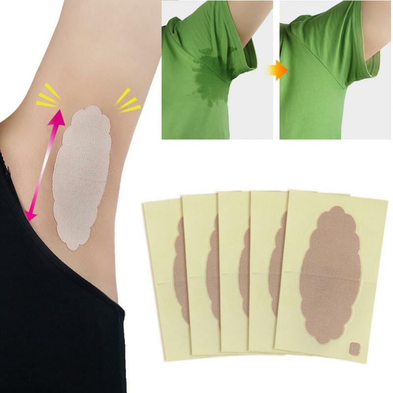 Absorbent Disposable 2Pcs Armpit Sweat Pad Anti Perspiration Foot Sticker Patch
