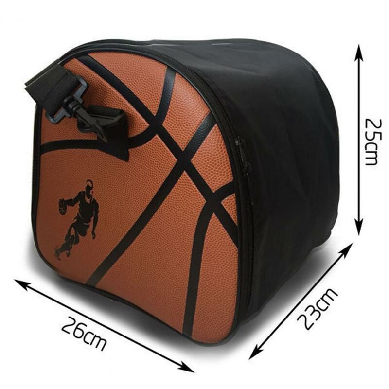 Легкая Съемная сумка-слинг с карманом на молнии для баскетбола, футбола, Водонепроницаемая спортивная сумка для переноски, спортивные товары