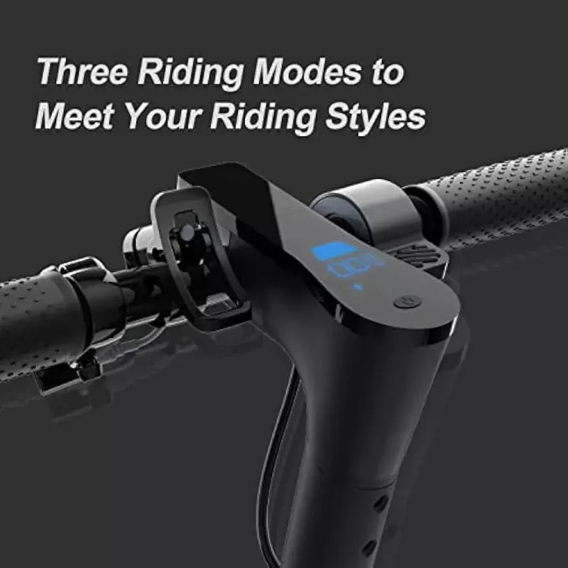 Electric Scooter 10" Solid Tires 600W Peak Motor Up to 20Miles Range and 19Mph Speed for Adults - Portable Folding Commuting