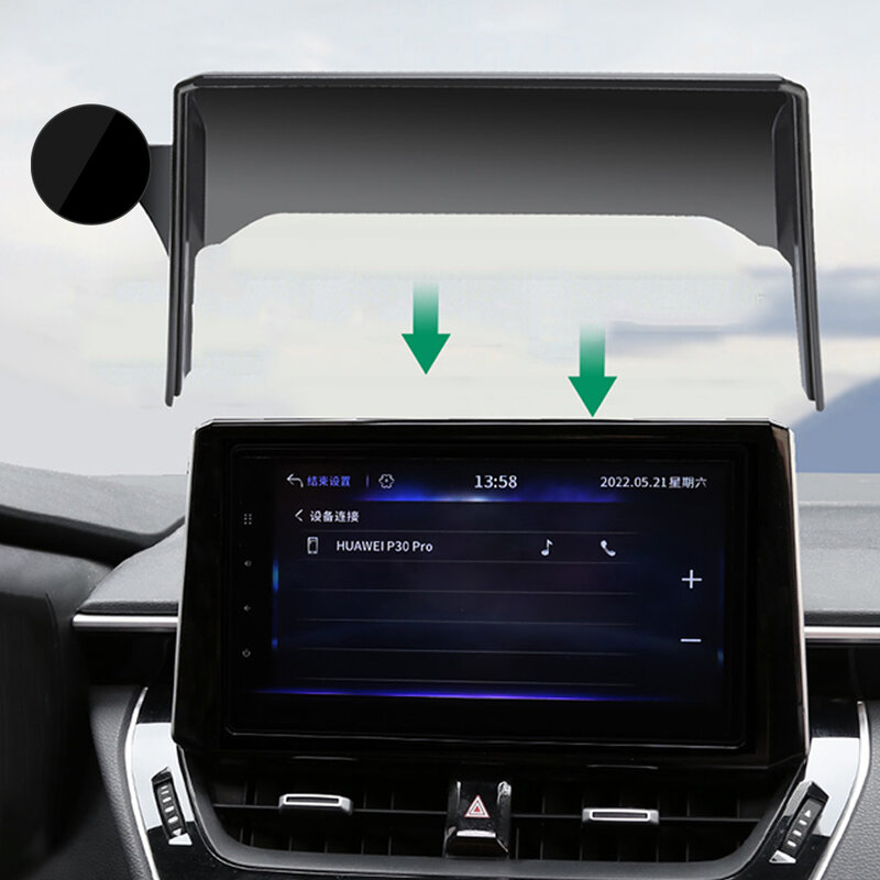 Мульти Медиа экран (8/9 дюймов) держатель телефона для Toyota Corolla E210 12th 2021 2022 рамка экрана телефона кронштейн для Corolla 2019 2020