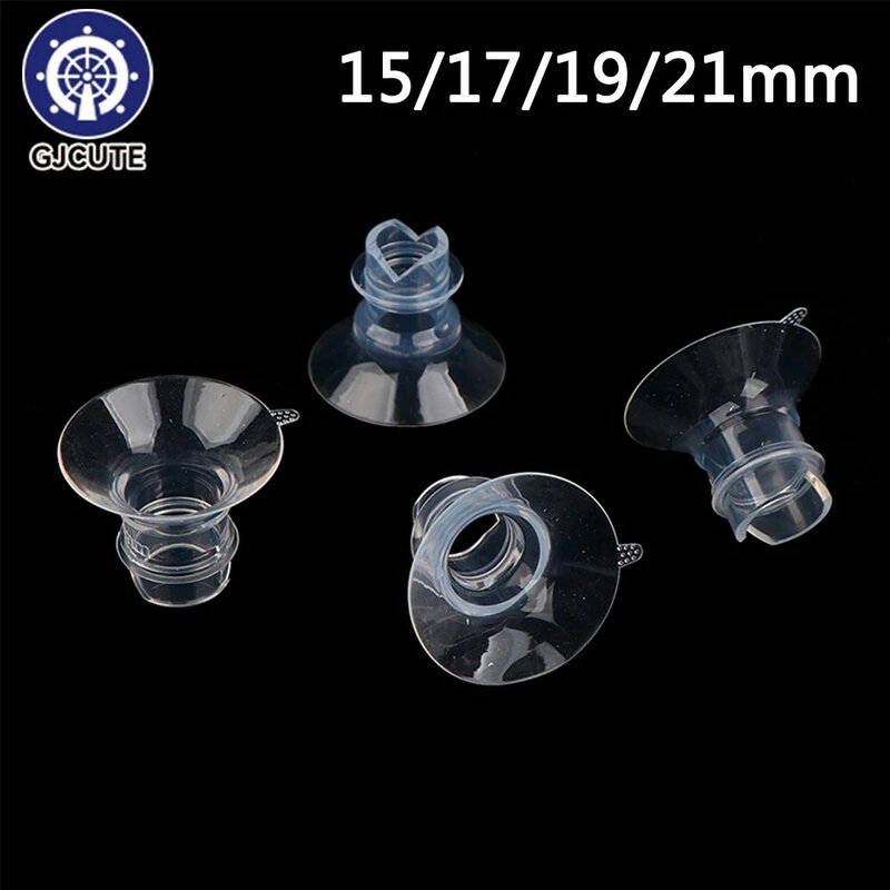 15mm 17mm 19mm 21mm Silicone Breast Milk Pump Flange Inserts Breast Shield Converter Wearable Breast Pump Replacement Parts