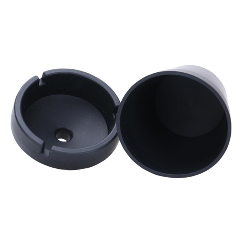 Cylindrical Ashtray with Lid Cigarettes Ashtrays Desktop Ashtray Plastic Ashtrays for Cigarettes Cigars Car Home LX0E