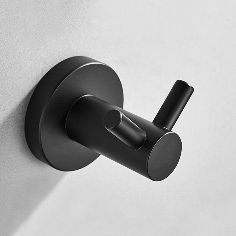 2Pcs Double Towel Hook,Stainless Steel Robe Coat And Clothes Hook Wall Mounted For Bathroom Shower Towel Hook