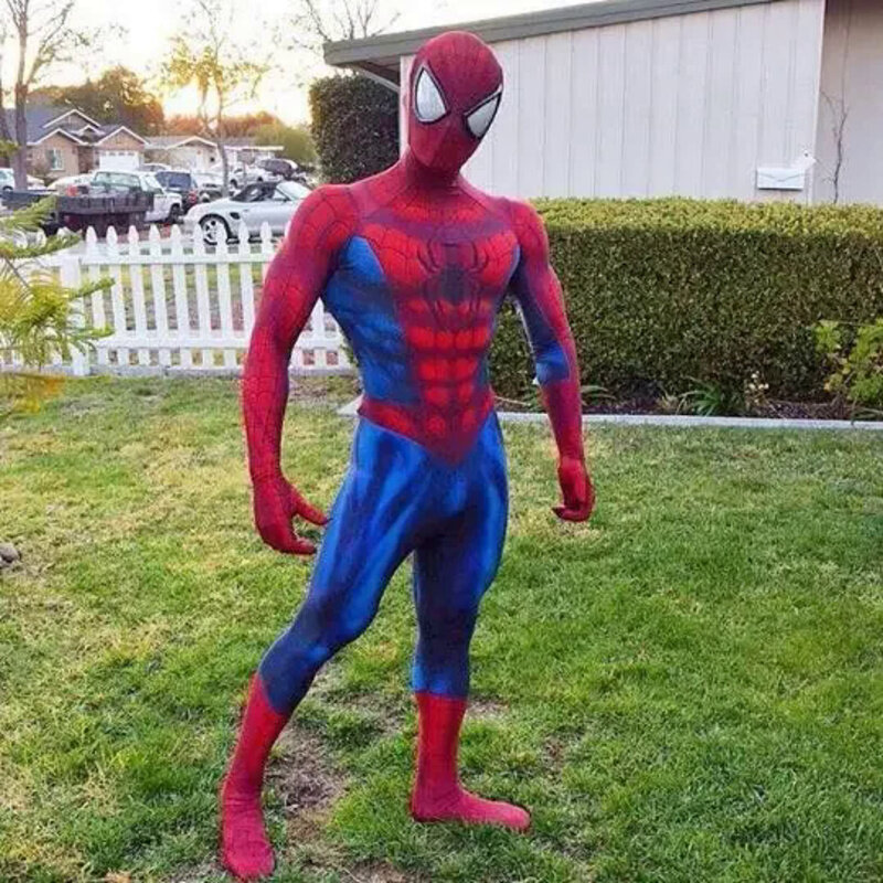 O Spiderfigurinos Superhero Cosplay Costume, Impressão 3D Costumes, Zentai Suit, Halloween Party Macacões