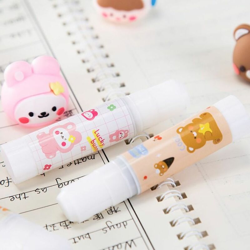 1PCS Kawaii Cartoon shape Solid Glue Stick Strong Adhesives Glue Stick for Student Stationery Solid Glue High Viscosity Supplies