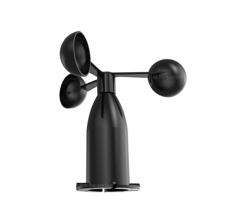 Rs485 Type 3 Cup Anemometer Wind Speed Sensor With Alloy Material