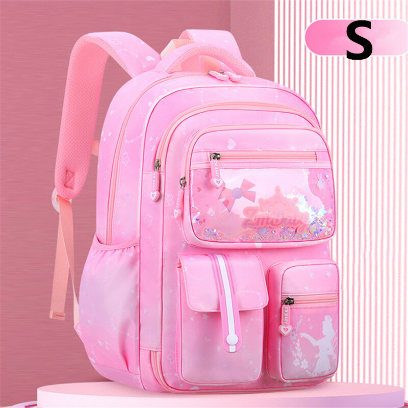 Милые водонепроницаемые школьные ранцы для начальной школы, Детский рюкзак маленького градиентного цвета, Детская сумка для подростков