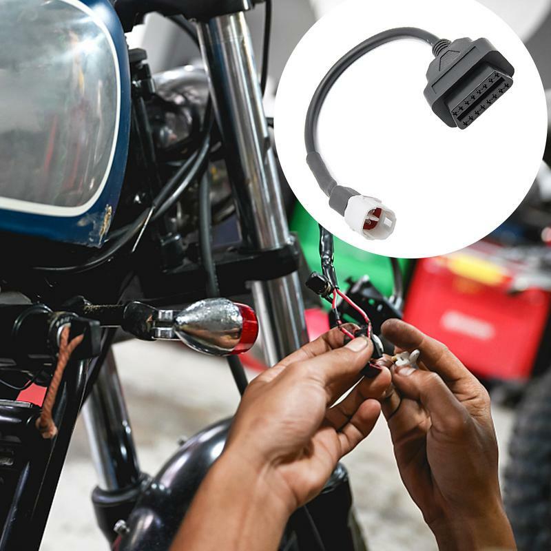 Turn Signal Wire Adapter para Motocicleta, Conectores Indicadores, Cabo Blinker, Plug Harness, Interface Acessórios, 4 Pin Plug Cable