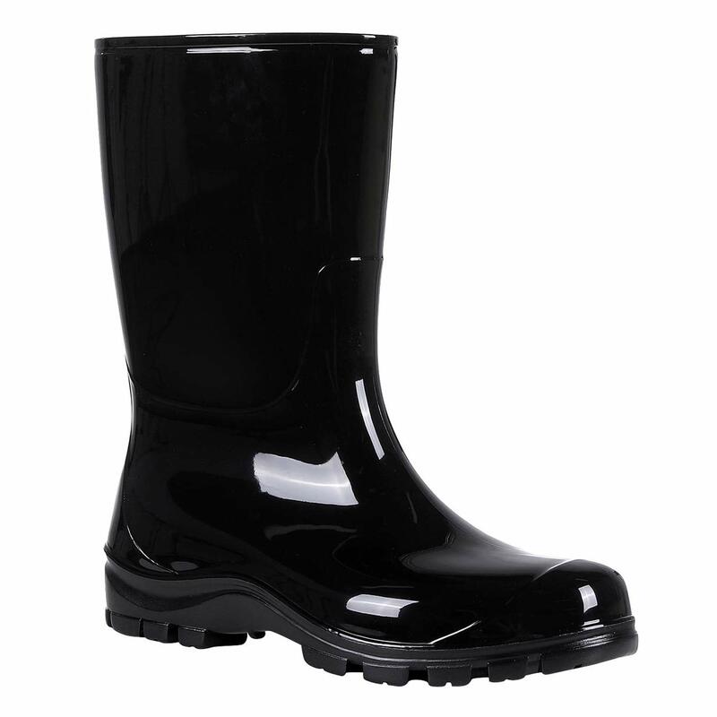 Comwarm-Botas de lluvia con estampado para mujer, zapatos antideslizantes, impermeables, cómodos, de goma, para trabajo al aire libre y jardín