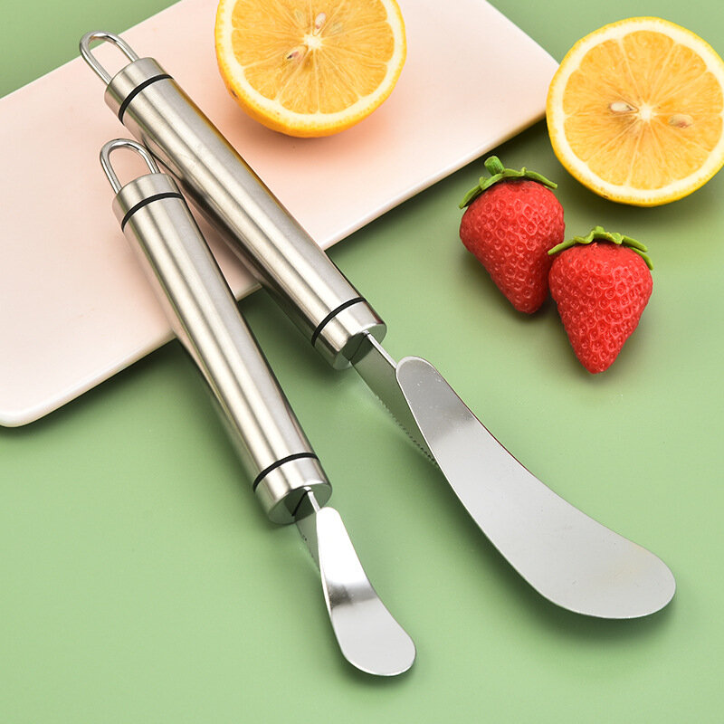 Stainless Steel Orange Grapefruit Peeler Practical Fruit Opener Skinning Knife Vegetables Peeling Cutter Kitchen Supplies