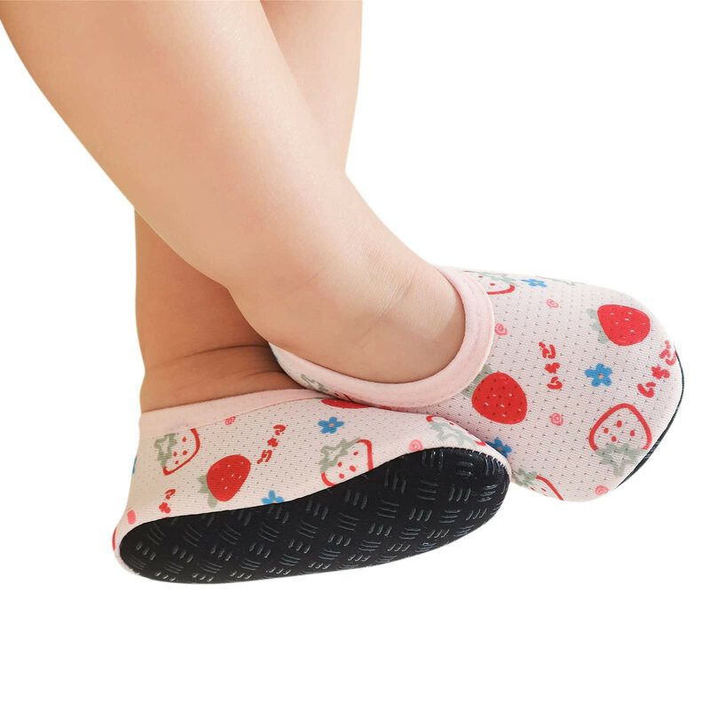 Maluch dziewczyna Slip Mary buty skarpetki dziewczynka nie skarpetki baletowe Cartoon buty z podeszwą skarpetki dla 0-18 miesięcy Walker pour nouveaux nés
