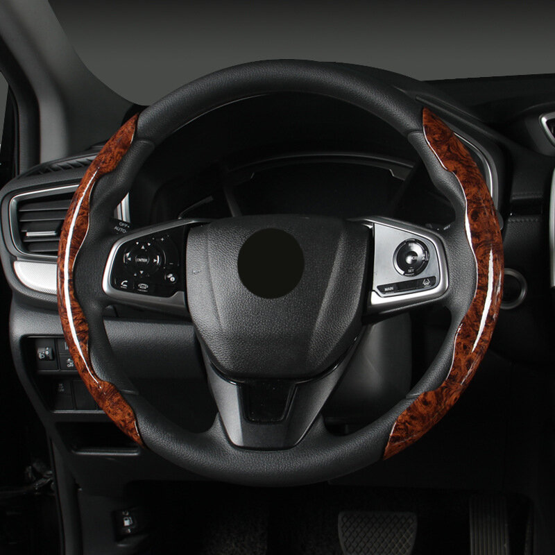 1 Pair Car Steering Wheel Cover 38CM Steering Wheel Case fit 15 Inch  For golf/BMW/VW Steering Wheel