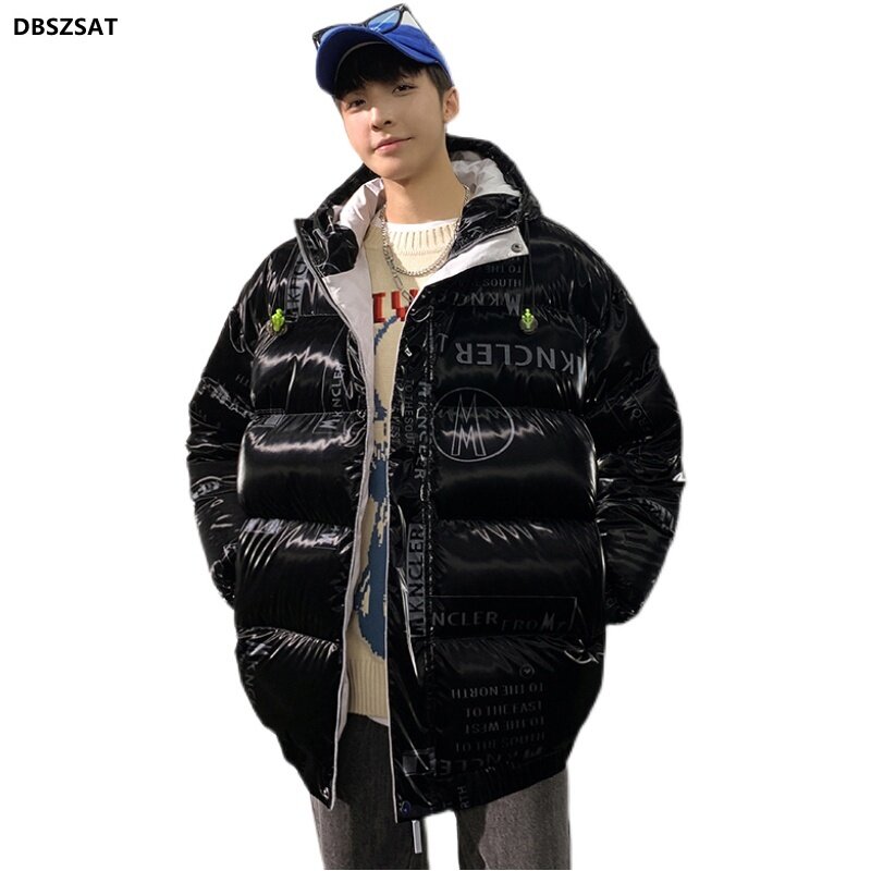 Kurtka parkowa męska gruba ciepłe typu Oversize płaszcze męska zimowa wyściełana kurtki-pilotki męska moda Harajuku Streetwear płaszcz 5XL