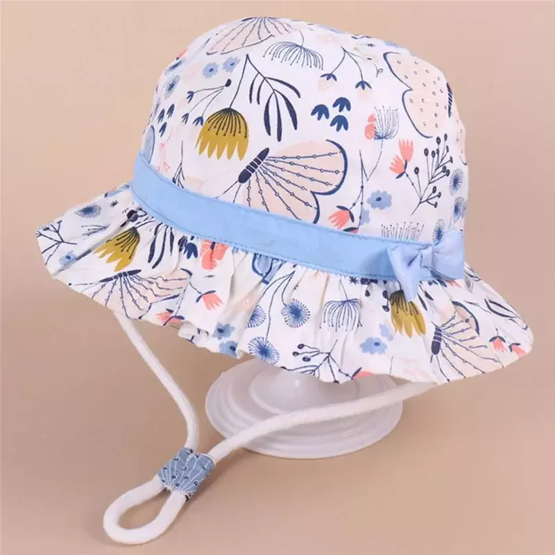 Sombrero panamá de algodón para bebé y niña, gorra de pescador de viaje para playa y exteriores, novedad de verano