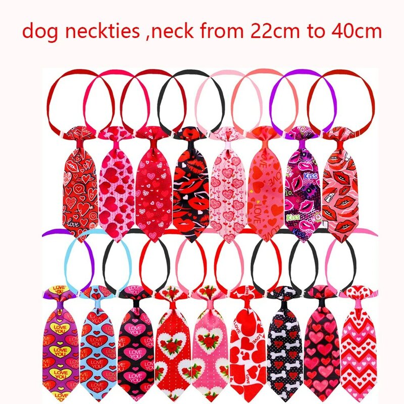 40pcs Summer Hotties Styles Dog Bow Ties Fashion Puppy Supplie Pet Accessories Red Types for Handsome Cute Dog Cats Pet Supplies