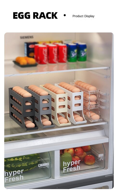 Ящик для хранения яиц в холодильнике кухонная коробка для хранения яиц, вместительная коробка для яиц, коробка для яиц, коробка для яиц