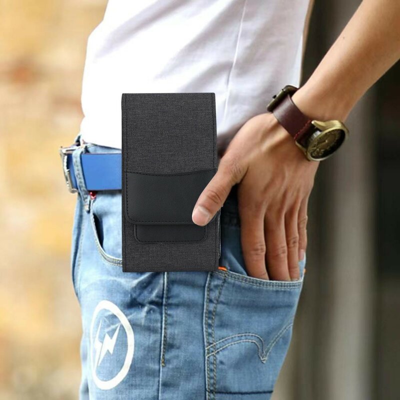 กระเป๋าโทรศัพท์กันน้ำสำหรับ Iphone Samsung Xiaomi Huawei โทรศัพท์มือถือ Oxford Cse กลางแจ้งโทรศัพท์มือถือเข็มขัดเอวแพ็คกระเป๋า