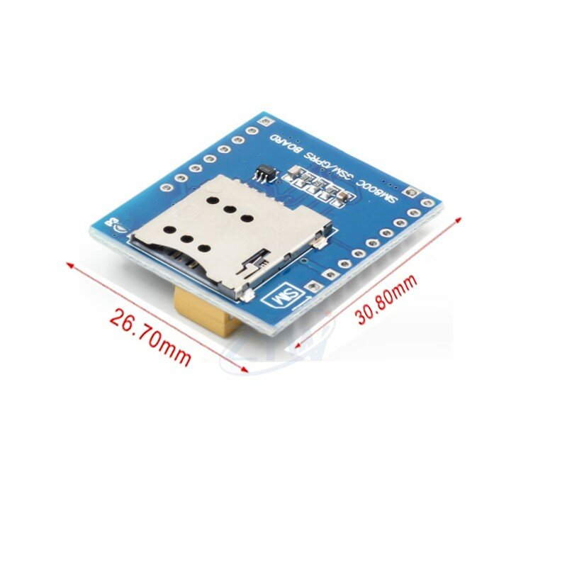 Placa de desenvolvimento IPEX com Bluetooth e TTS para Arduino, alta qualidade, SIM800C, GSM, GPRS Módulo 5V, 3.3V, TTL, STM32, C51