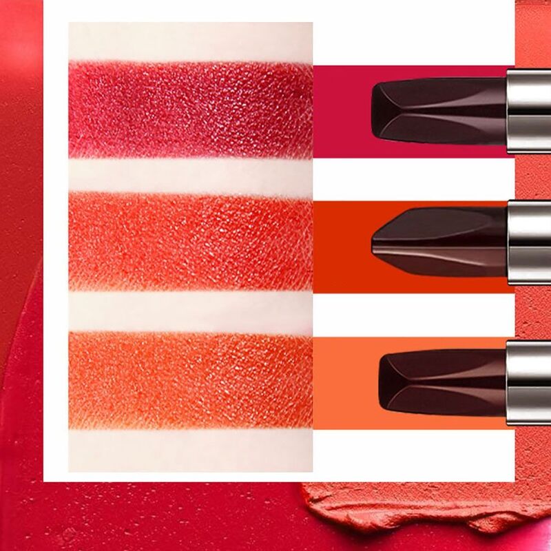 Makeup 3-Color Lipstick Natural Waterproof Long Lasting Matte Lipstick Non-stick Cup Sexy Velvet Lipstick