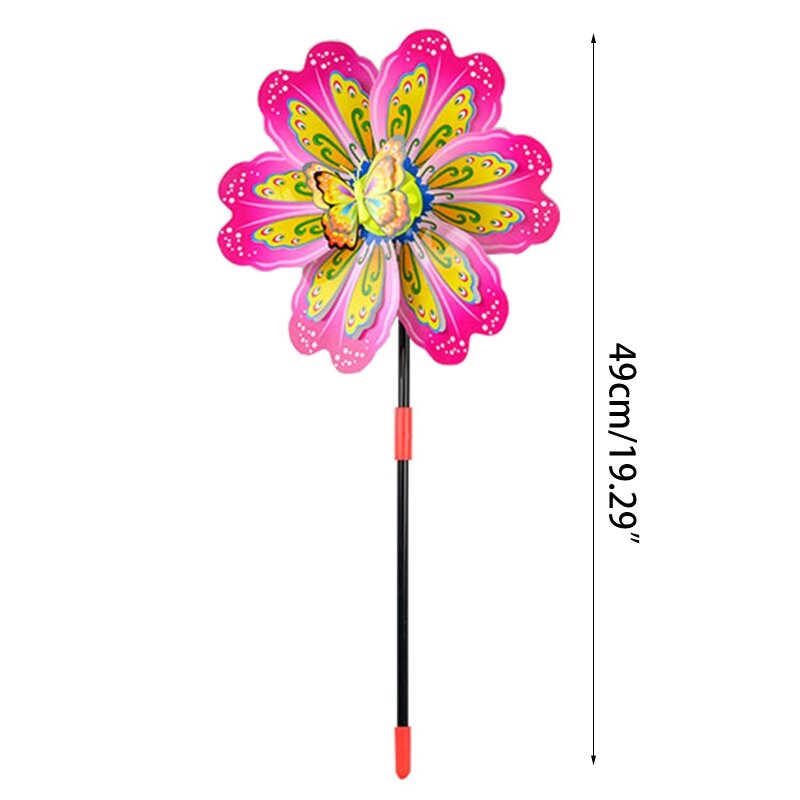 Bee Pinwheel Children Toys for Yard Garden Decoration Accessories Funny Gifts Interactive Decorative Garden Stakes Decor
