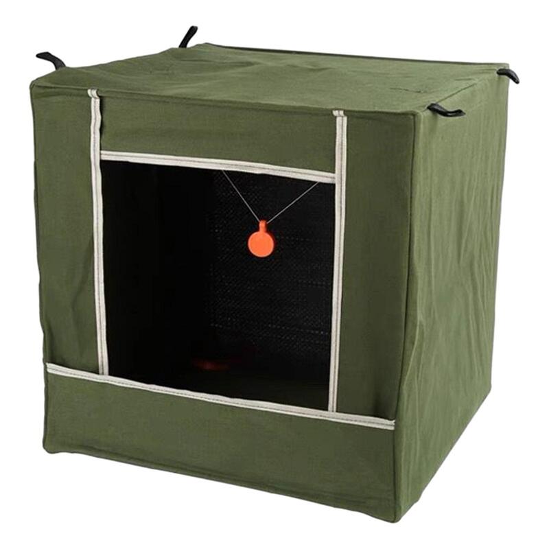 Katapel kotak Target latihan kotak koleksi lipat kedap suara bola daur ulang Catapult dalam ruangan luar ruangan kain diam casing Target