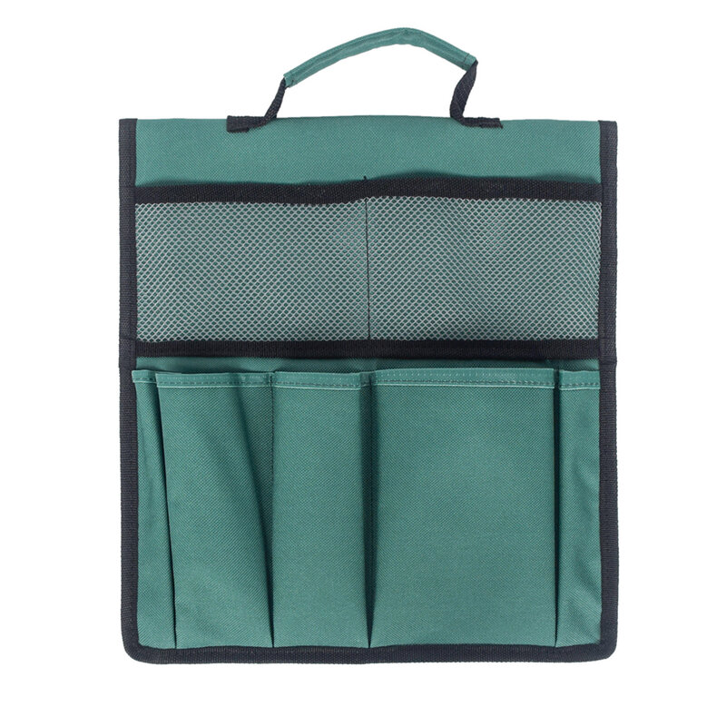 1 buah 12X13 inci tas peralatan taman 210D kain Oxford banyak saku untuk penyimpanan kursi tas gantung luar ruangan berkebun