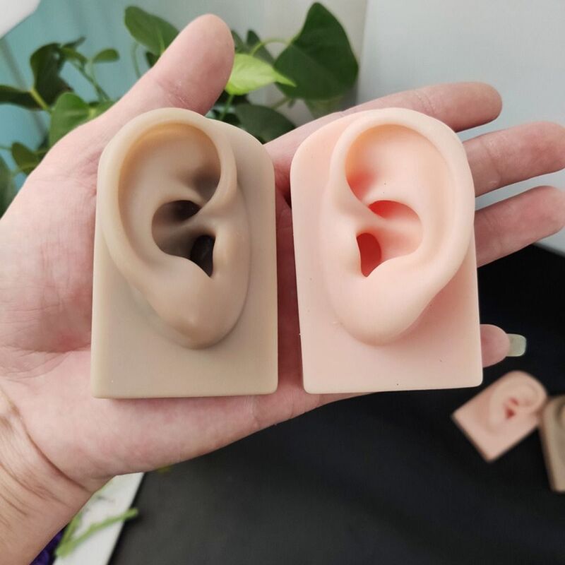 Новые серьги для пирсинга человека реквизит для тренировок Поддельные Уши реквизит имитация уха силиконовая модель уха