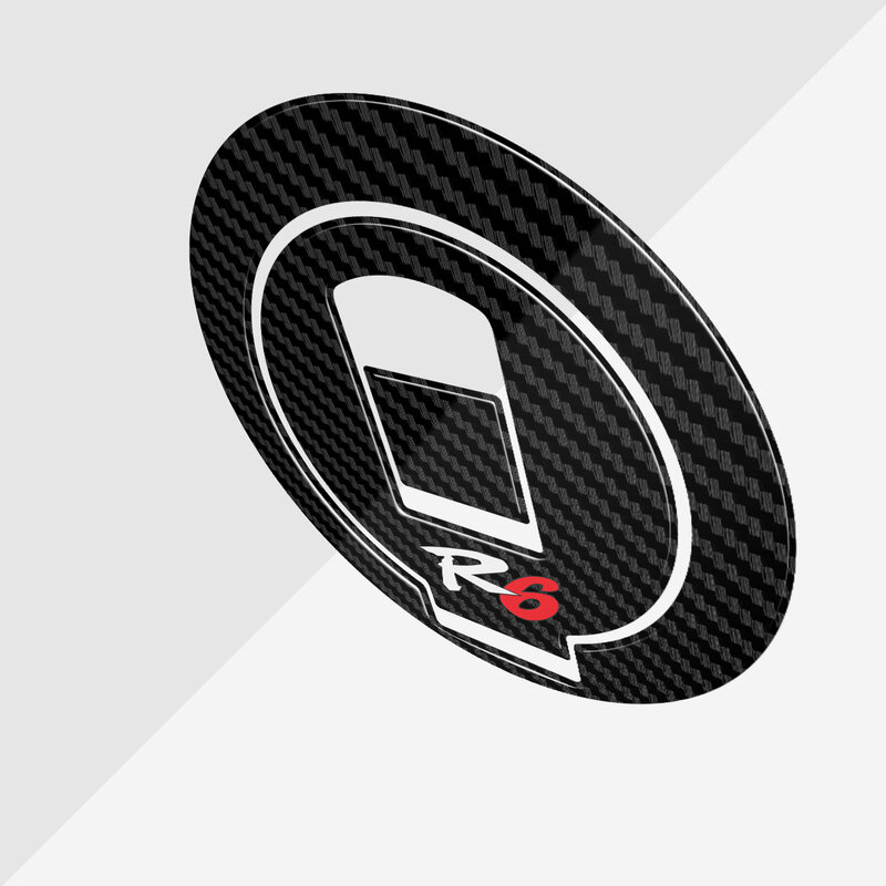 3D Carbon Fiber Tank Pad Gas Cap Decal Protector Cover For Yamaha YZF-R6 R6 R 6 1998 1999 2000