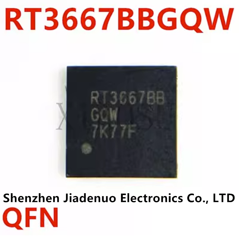 (1 peça) 100% Novo chipset RT3667BBGQW RT3667BB QFN52