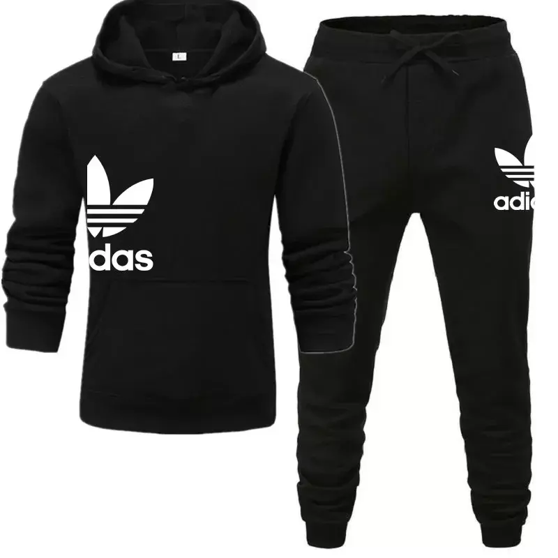 2024 Men's hoodie and running pants, high quality sportswear, casual, street wear, autumn, winter