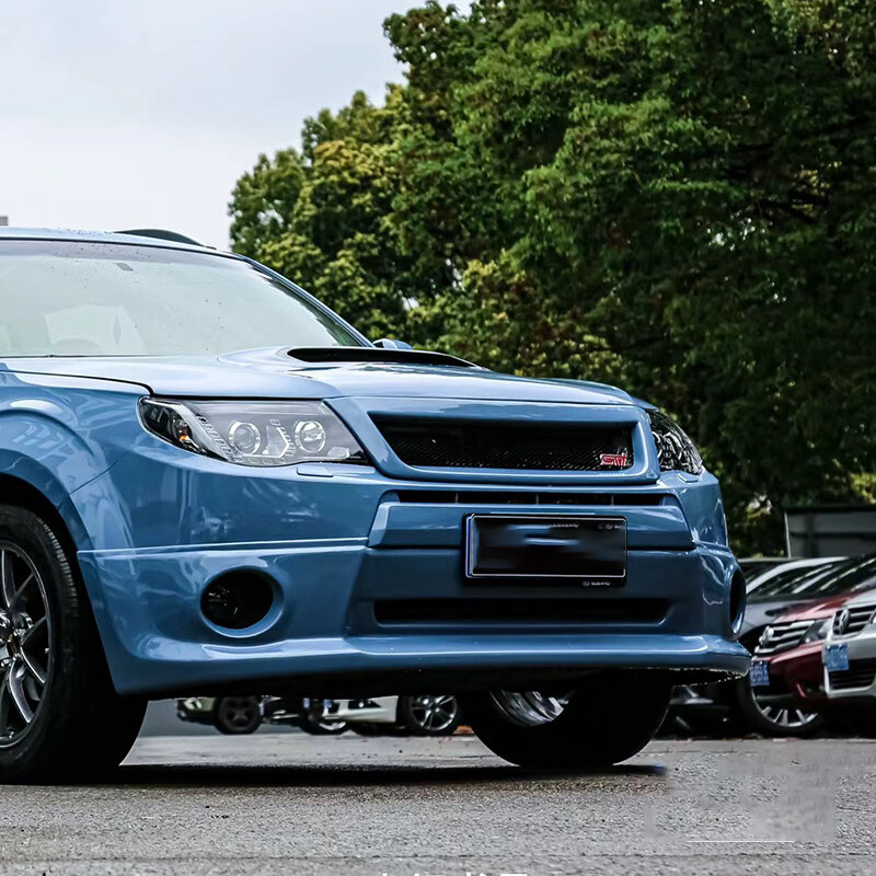 Amortecedor dianteiro plástico ABS para Subaru Forester, grade dianteira, estrela completa Racing Grille, acessórios de entrada de ar, retrofit, 2008-2012 ano