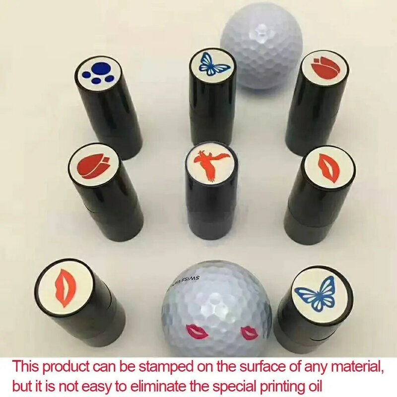 Langlebiges Plastik golfer Geschenk Golf zubehör Golfs tempel Marker Golfball Stempel Mark Siegel