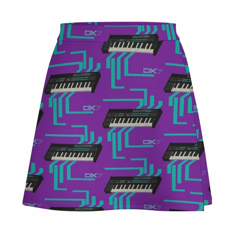 Syntezator dx7 Mini spódniczka damska letnie spódnice kobieta krótka spódniczka krótka spódniczka
