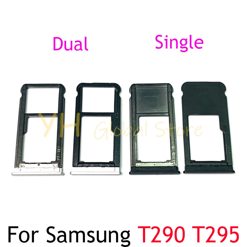 قطع غيار لحامل فتحة بطاقة Sim ، علامة تبويب Samsung Galaxy A "، ، ، من من نوع T290 ، T295