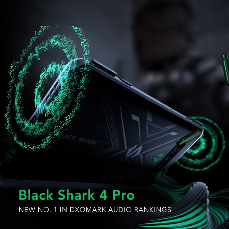 Black Shark 4 Pro ponsel Gaming 5G versi Global, baru 6.67 "Snapdragon 888 Celular 120W pengisian daya magnetik Pop-Up pemicu 144Hz
