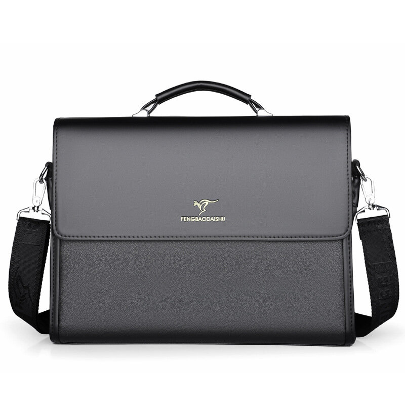 Деловой вместительный портфель для мужчин, роскошная кожаная сумка-тоут, офисный мессенджер на плечо, модная мужская Сумка для документов