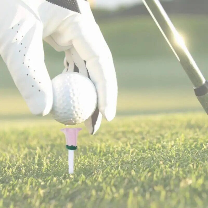 Golf Rubber Tees Tall Golf Tees Reduce Side Spinning And Friction Reduce Friction & Increase Distance Long-Lasting Professional