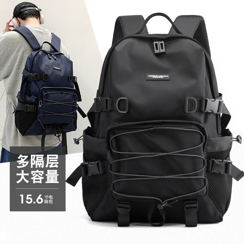 Nova tendência coreana mochila personalidade moda mochila grande capacidade estudante mochila ao ar livre anti roubo