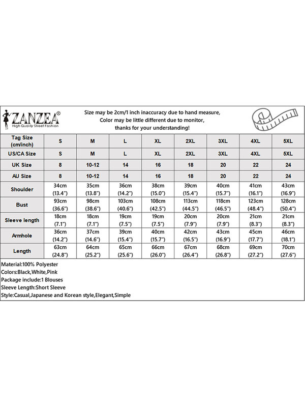 Zanzea-女性用フローラルプリントブラウス、カジュアル、ルーズ、パフ、半袖、ラウンドネック、チュニック、韓国スタイル、ファッション、休日、夏、2024