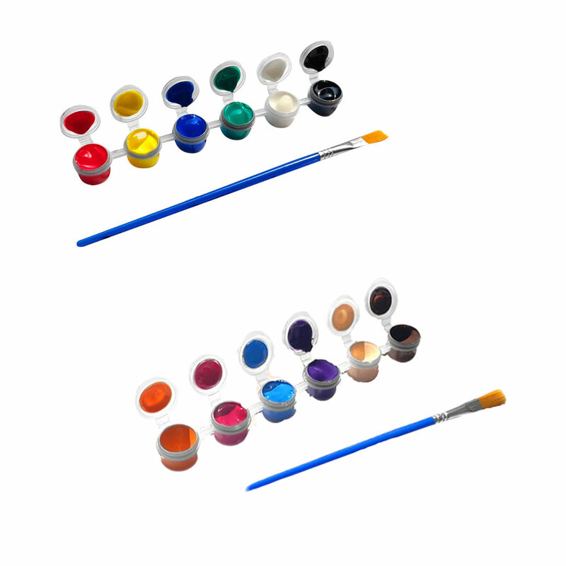 Set pennelli strumenti di pittura lavabili bambini disegno accessori parti