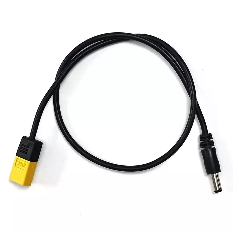 XT60 Male Bullet Connector To Male DC DC5525 Power Cable 5.5x2.5mm Adaptor For TS101 PINE64 HS01 Electronic Soldering Iron