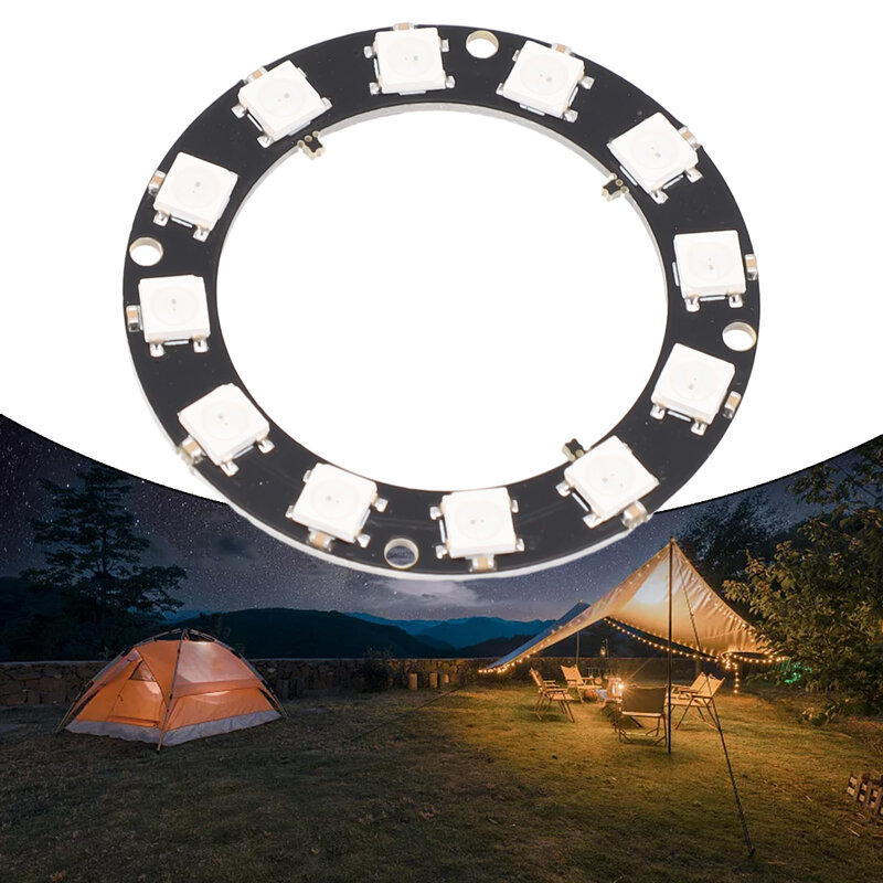 RGB LED Ring For  W 812 5V Individual Addressable 1pc Lighting Supplies Accessories Outdoor String Light